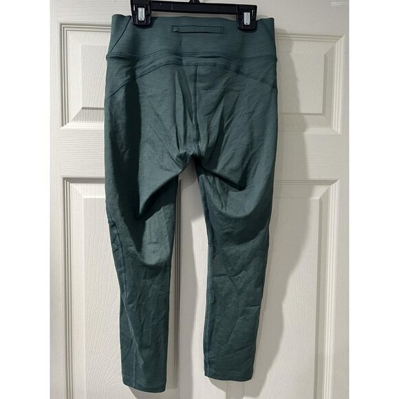 Outdoor Voices Heather Green Warm Up Cropped Leggings - Size M - Picture 4 of 8